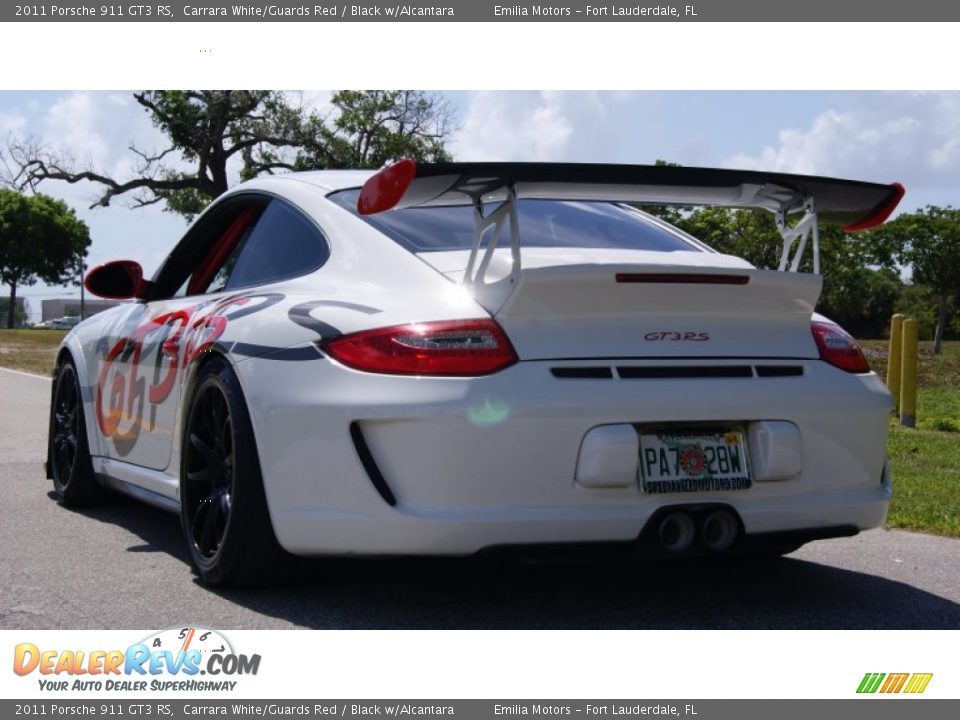 2011 Porsche 911 GT3 RS Carrara White/Guards Red / Black w/Alcantara Photo #8