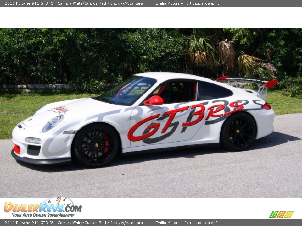 2011 Porsche 911 GT3 RS Carrara White/Guards Red / Black w/Alcantara Photo #11