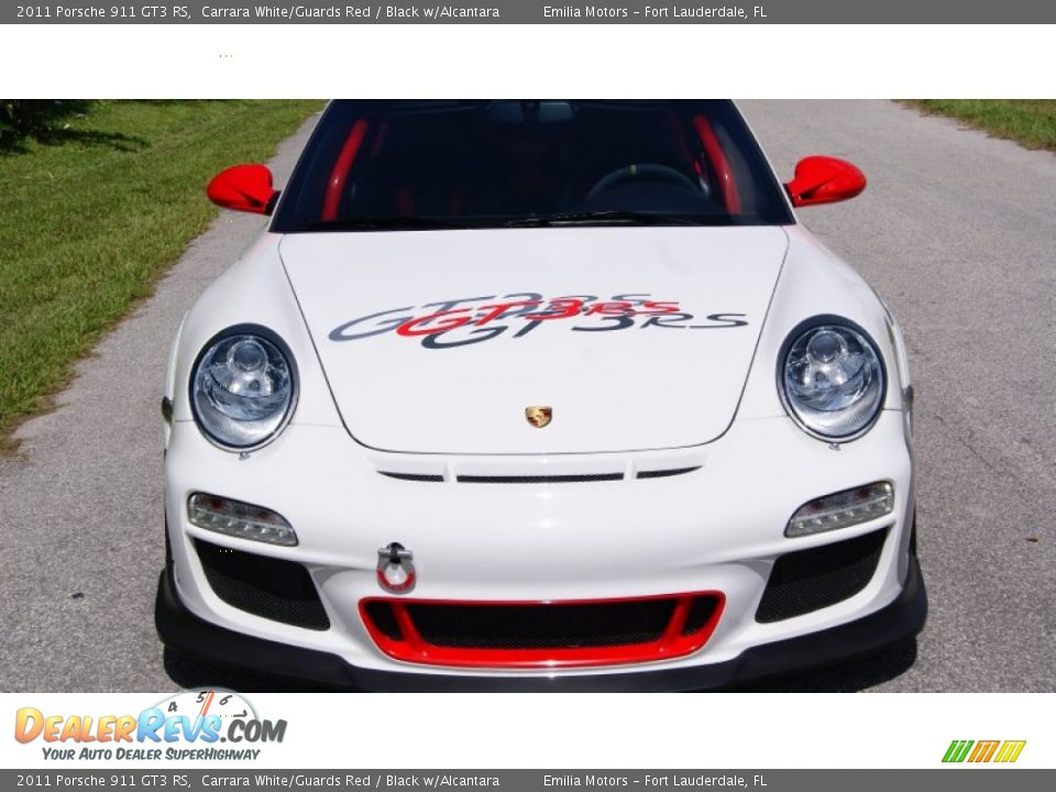 2011 Porsche 911 GT3 RS Carrara White/Guards Red / Black w/Alcantara Photo #13