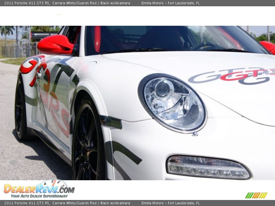 2011 Porsche 911 GT3 RS Carrara White/Guards Red / Black w/Alcantara Photo #22