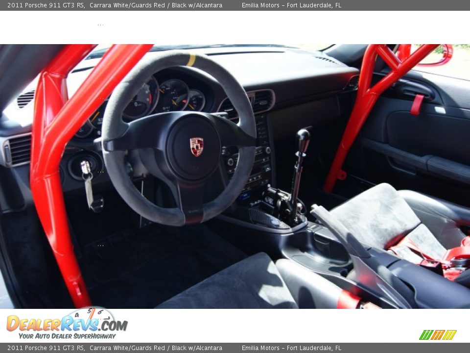 2011 Porsche 911 GT3 RS Carrara White/Guards Red / Black w/Alcantara Photo #32