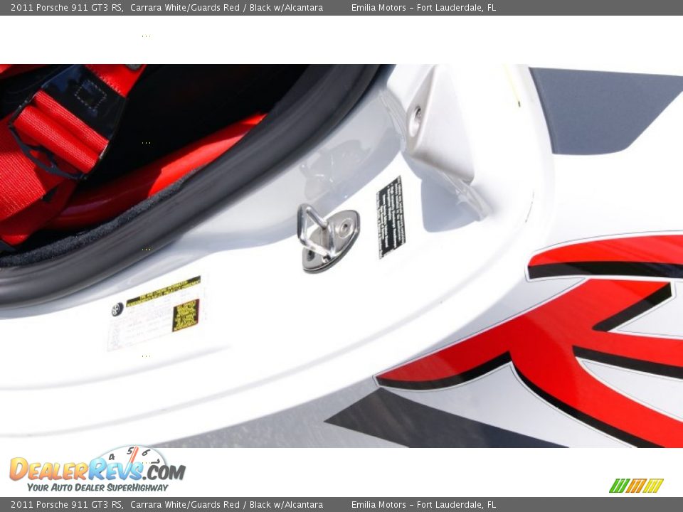 2011 Porsche 911 GT3 RS Carrara White/Guards Red / Black w/Alcantara Photo #35