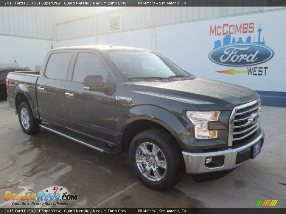 2015 Ford F150 XLT SuperCrew Guard Metallic / Medium Earth Gray Photo #1