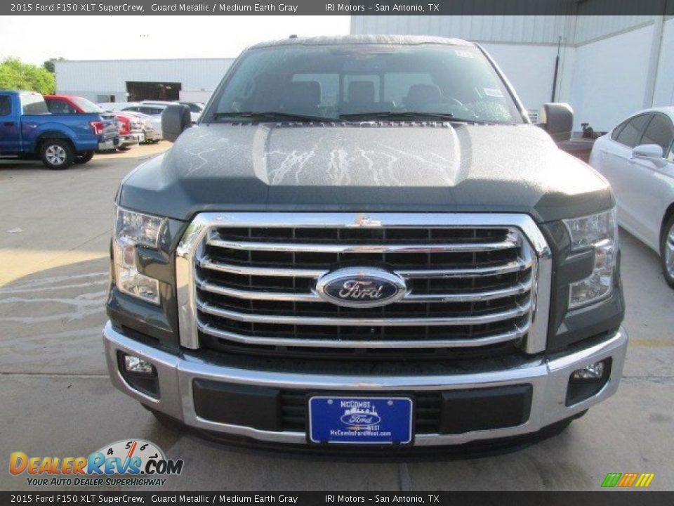 2015 Ford F150 XLT SuperCrew Guard Metallic / Medium Earth Gray Photo #6
