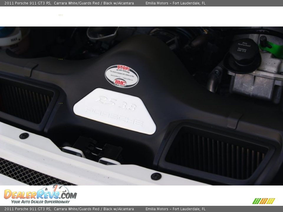 2011 Porsche 911 GT3 RS Carrara White/Guards Red / Black w/Alcantara Photo #51