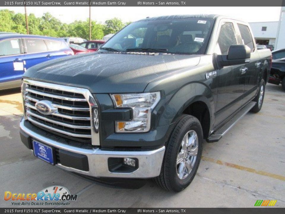 2015 Ford F150 XLT SuperCrew Guard Metallic / Medium Earth Gray Photo #7
