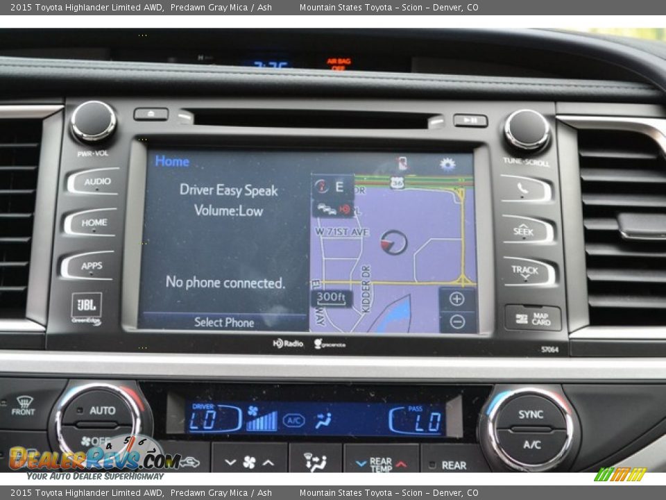 2015 Toyota Highlander Limited AWD Predawn Gray Mica / Ash Photo #6