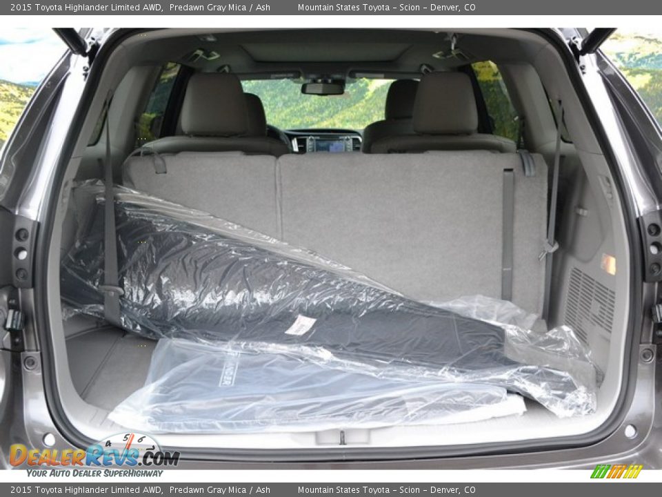 2015 Toyota Highlander Limited AWD Predawn Gray Mica / Ash Photo #9