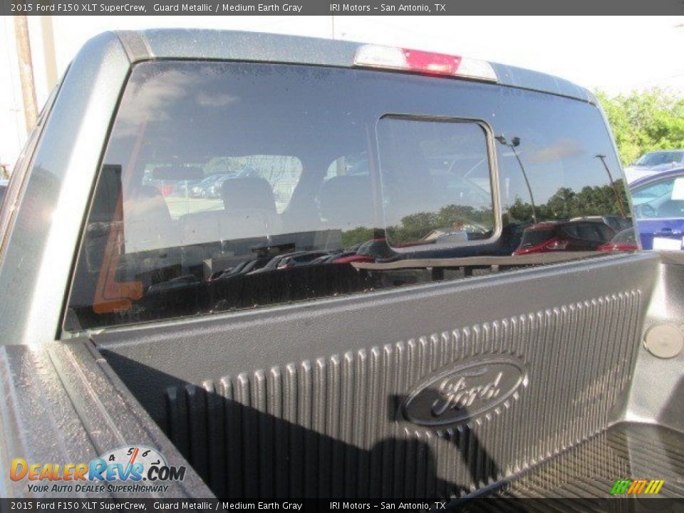 2015 Ford F150 XLT SuperCrew Guard Metallic / Medium Earth Gray Photo #12