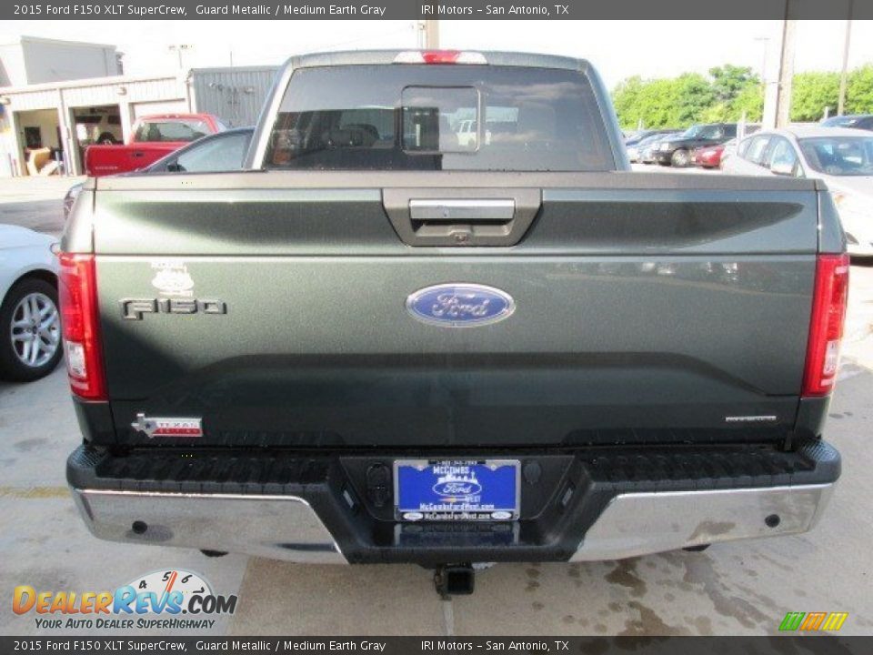 2015 Ford F150 XLT SuperCrew Guard Metallic / Medium Earth Gray Photo #13