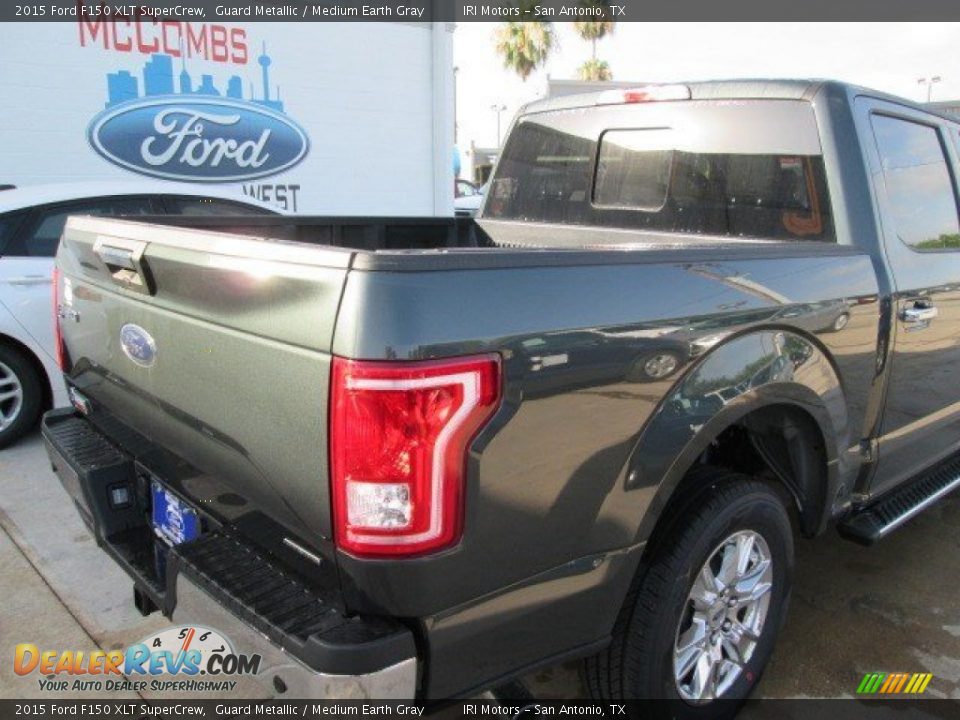 2015 Ford F150 XLT SuperCrew Guard Metallic / Medium Earth Gray Photo #15