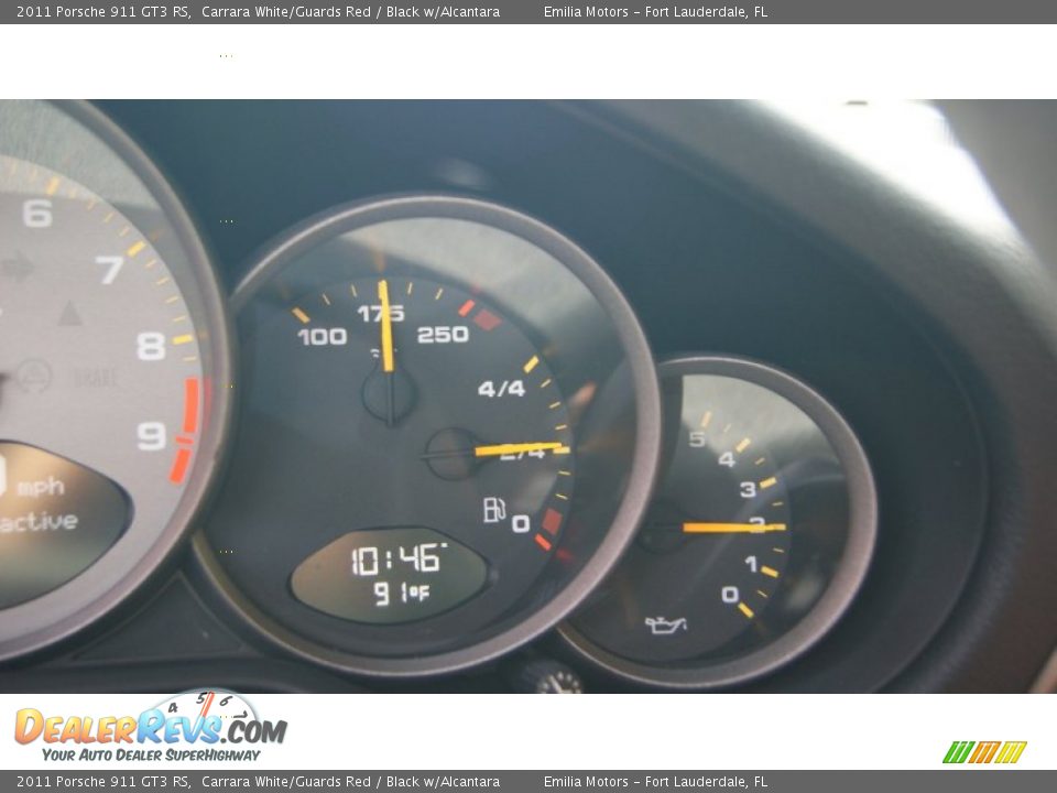 2011 Porsche 911 GT3 RS Carrara White/Guards Red / Black w/Alcantara Photo #65