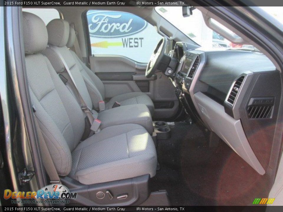 2015 Ford F150 XLT SuperCrew Guard Metallic / Medium Earth Gray Photo #20