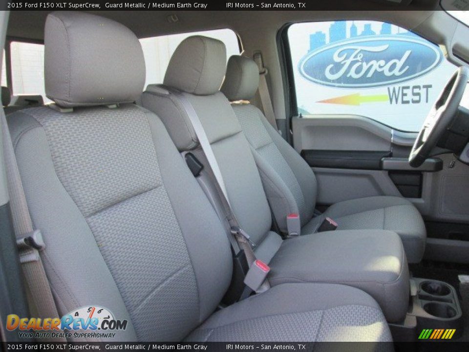 2015 Ford F150 XLT SuperCrew Guard Metallic / Medium Earth Gray Photo #22