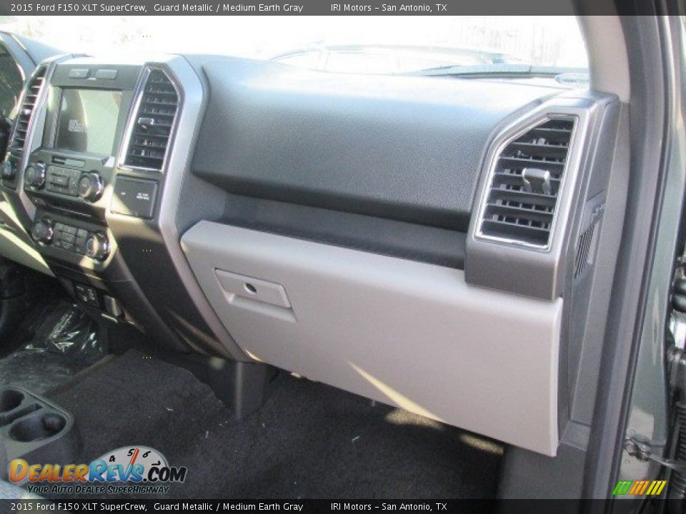 2015 Ford F150 XLT SuperCrew Guard Metallic / Medium Earth Gray Photo #25
