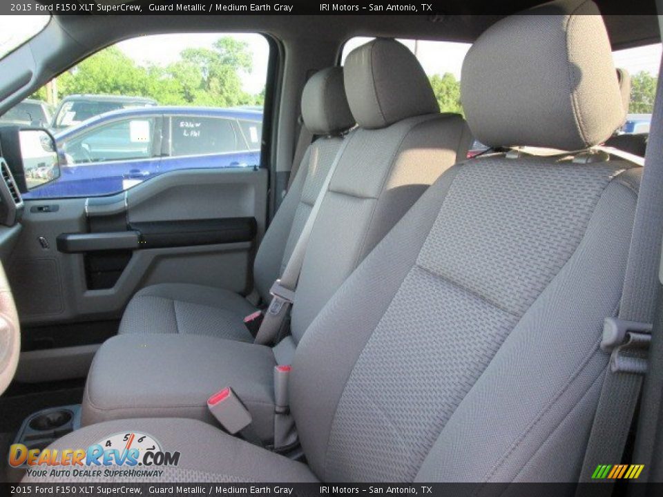 2015 Ford F150 XLT SuperCrew Guard Metallic / Medium Earth Gray Photo #29
