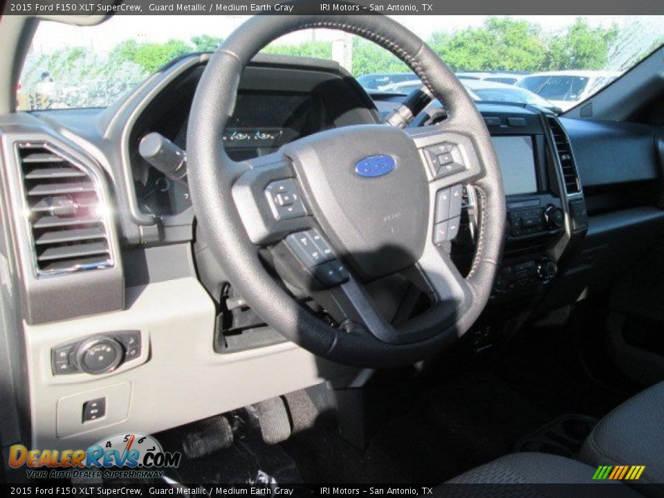 2015 Ford F150 XLT SuperCrew Guard Metallic / Medium Earth Gray Photo #30