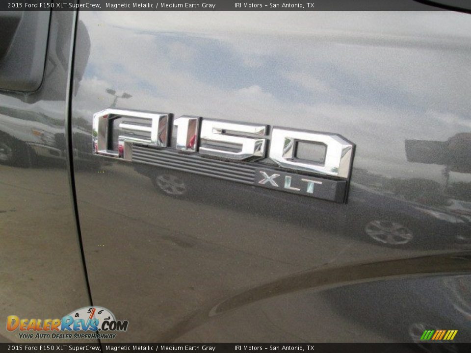 2015 Ford F150 XLT SuperCrew Magnetic Metallic / Medium Earth Gray Photo #4