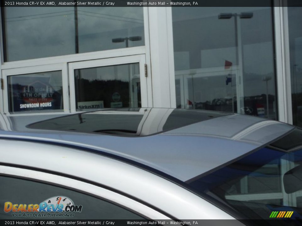 2013 Honda CR-V EX AWD Alabaster Silver Metallic / Gray Photo #4