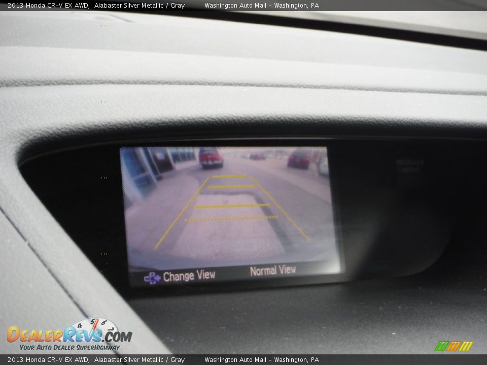 2013 Honda CR-V EX AWD Alabaster Silver Metallic / Gray Photo #16