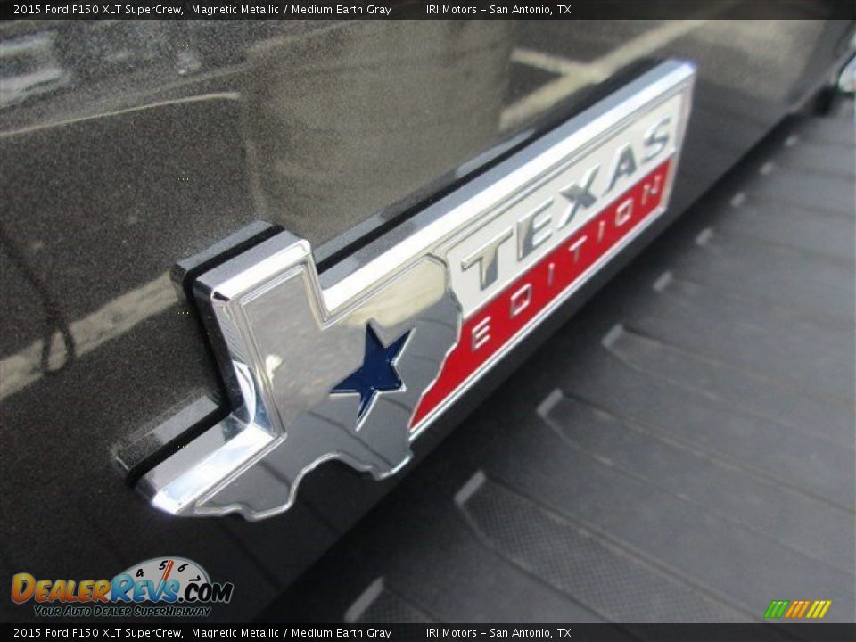 2015 Ford F150 XLT SuperCrew Magnetic Metallic / Medium Earth Gray Photo #5