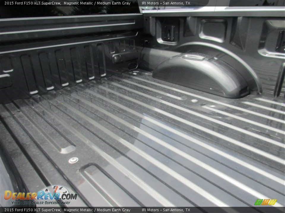 2015 Ford F150 XLT SuperCrew Magnetic Metallic / Medium Earth Gray Photo #7