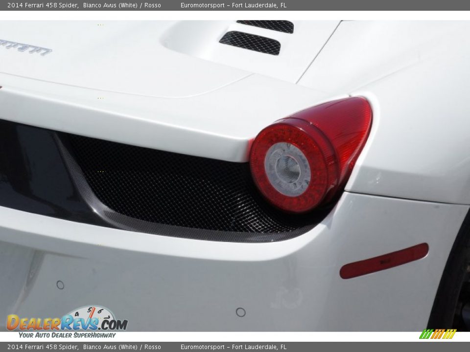 2014 Ferrari 458 Spider Bianco Avus (White) / Rosso Photo #39