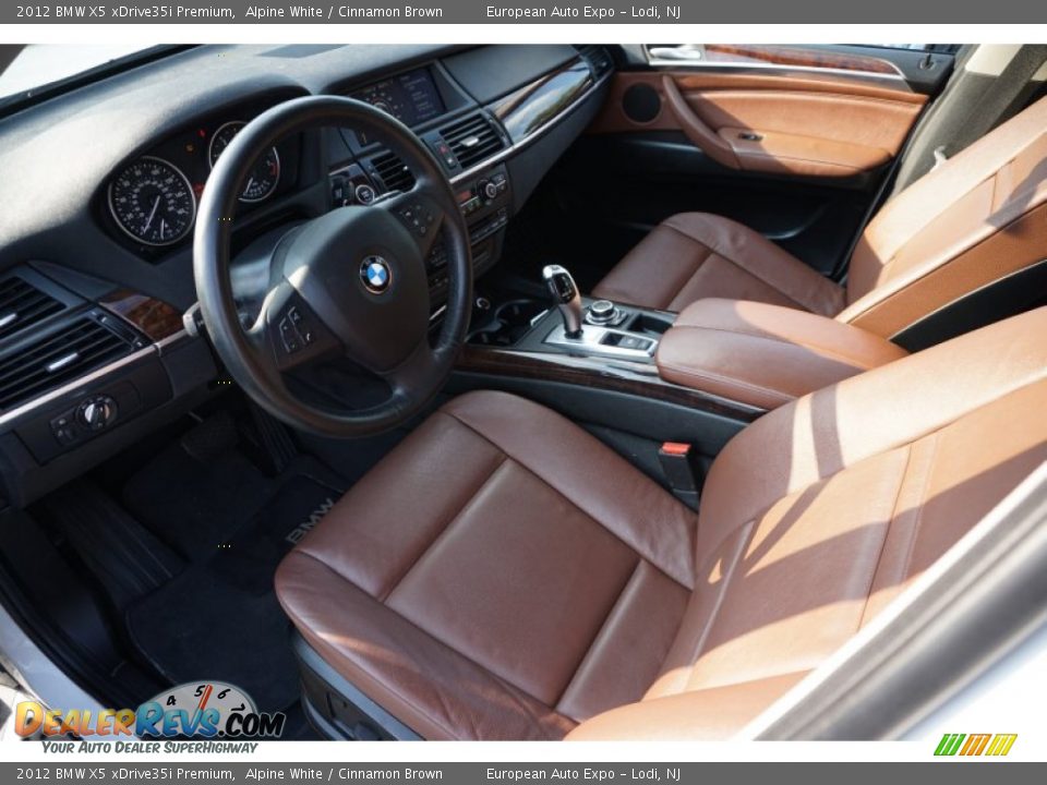 2012 BMW X5 xDrive35i Premium Alpine White / Cinnamon Brown Photo #5