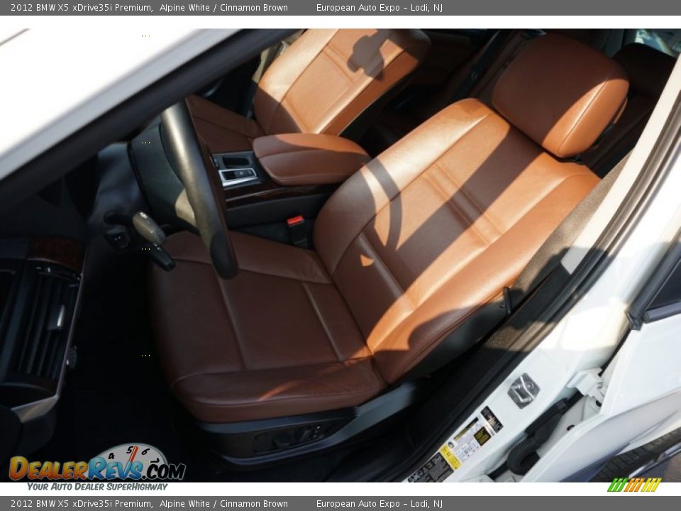 2012 BMW X5 xDrive35i Premium Alpine White / Cinnamon Brown Photo #6