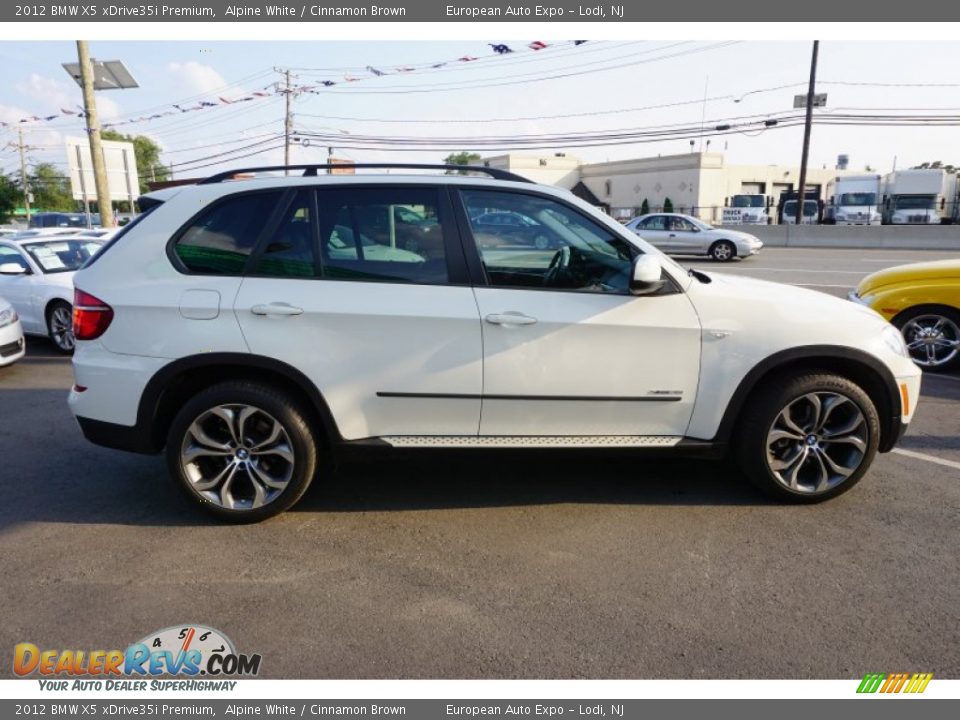 2012 BMW X5 xDrive35i Premium Alpine White / Cinnamon Brown Photo #11