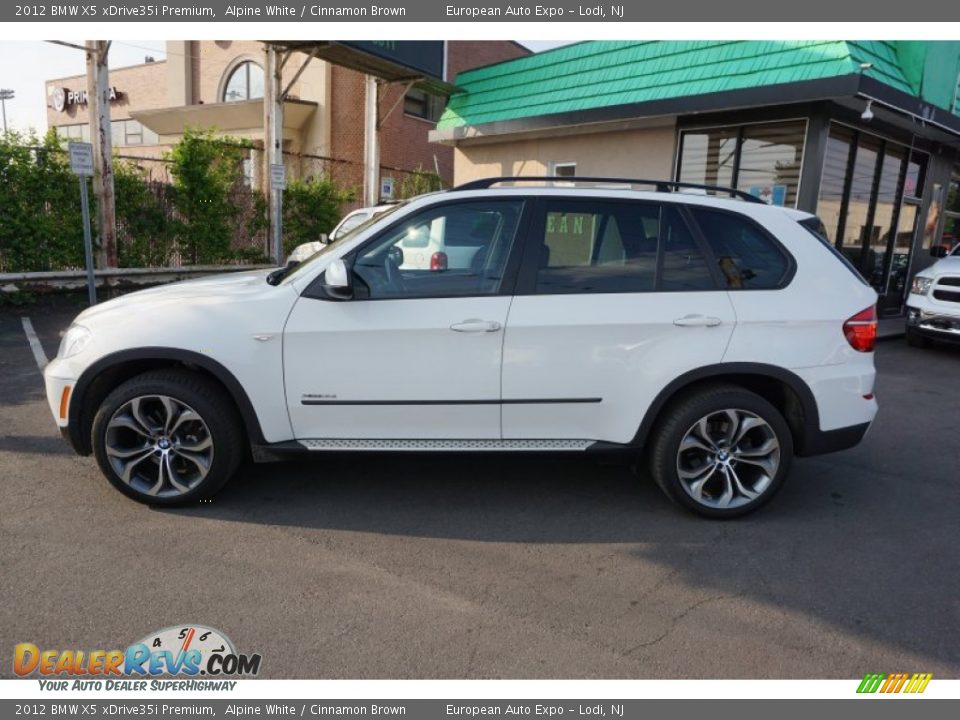 2012 BMW X5 xDrive35i Premium Alpine White / Cinnamon Brown Photo #12