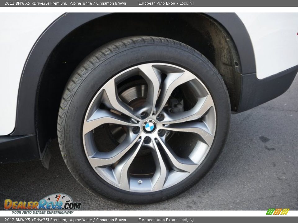 2012 BMW X5 xDrive35i Premium Alpine White / Cinnamon Brown Photo #16