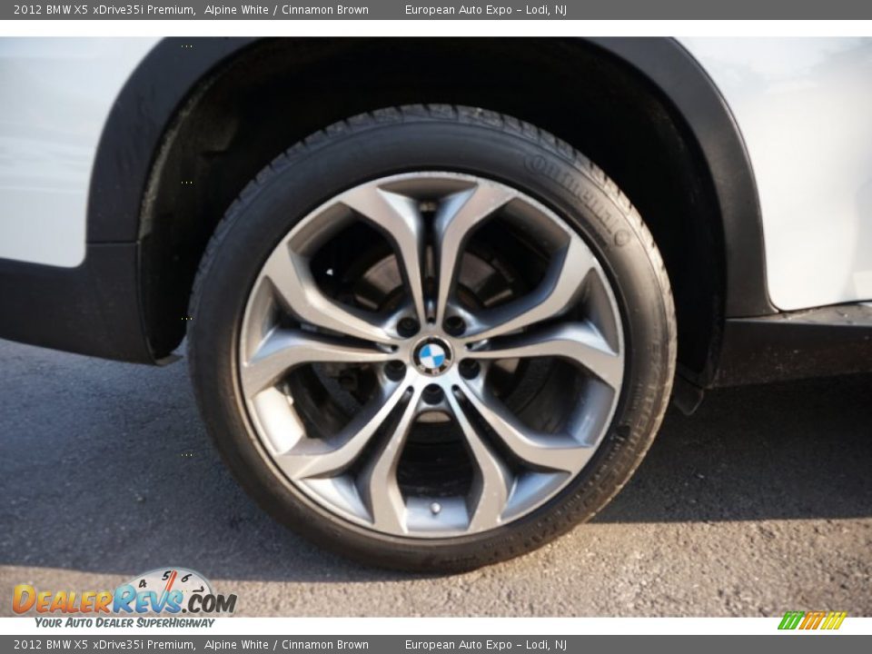 2012 BMW X5 xDrive35i Premium Alpine White / Cinnamon Brown Photo #17
