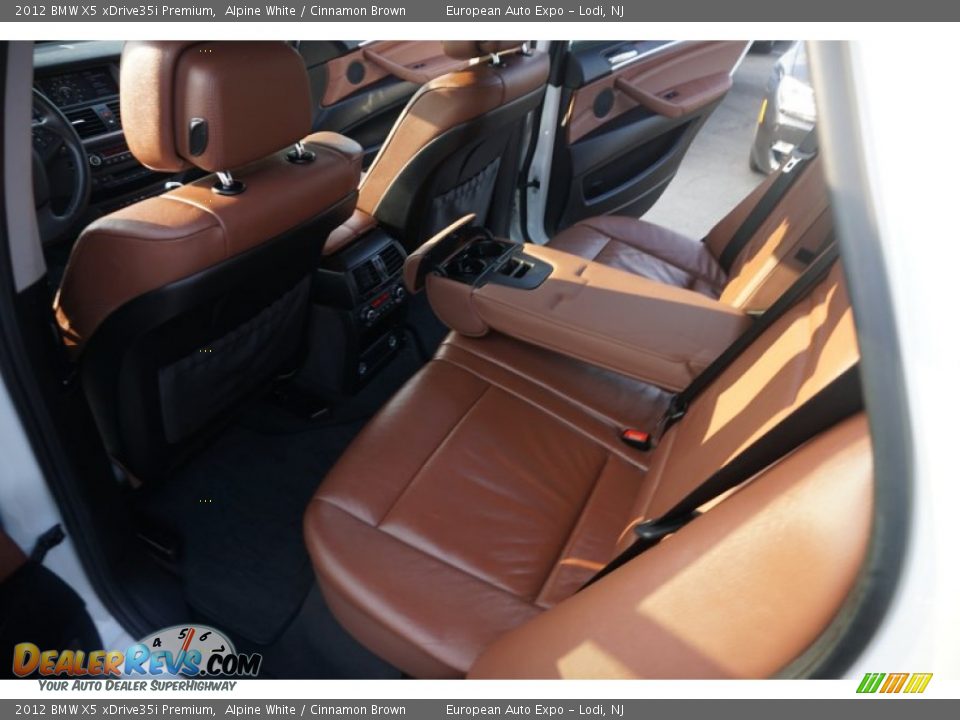 2012 BMW X5 xDrive35i Premium Alpine White / Cinnamon Brown Photo #20