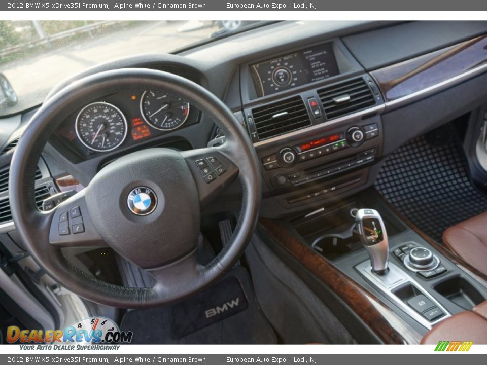 2012 BMW X5 xDrive35i Premium Alpine White / Cinnamon Brown Photo #26