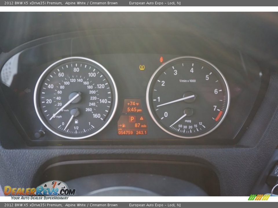 2012 BMW X5 xDrive35i Premium Alpine White / Cinnamon Brown Photo #30