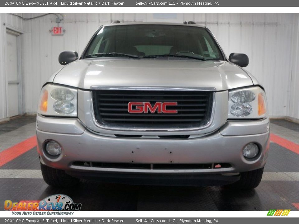 2004 GMC Envoy XL SLT 4x4 Liquid Silver Metallic / Dark Pewter Photo #4