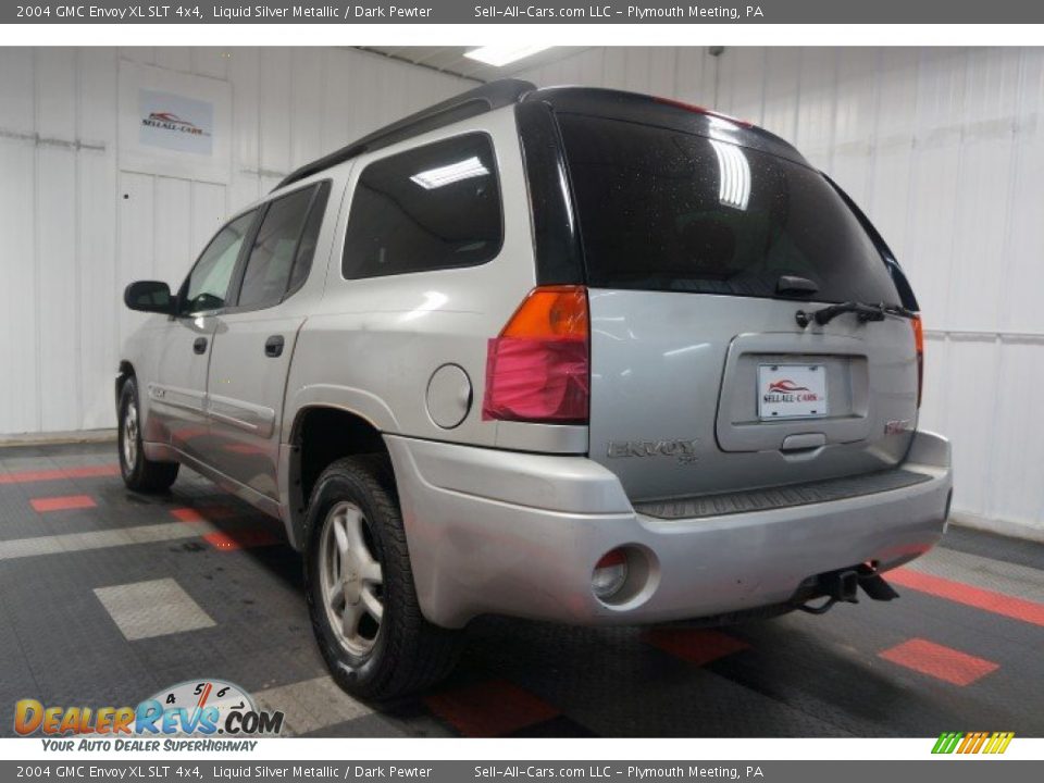 2004 GMC Envoy XL SLT 4x4 Liquid Silver Metallic / Dark Pewter Photo #10