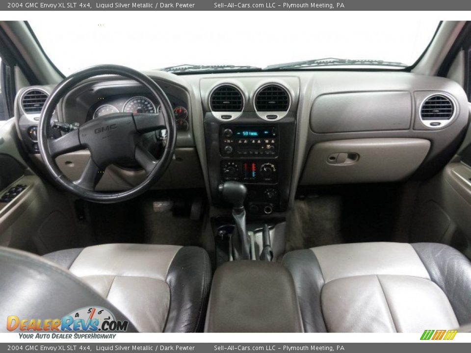 2004 GMC Envoy XL SLT 4x4 Liquid Silver Metallic / Dark Pewter Photo #23