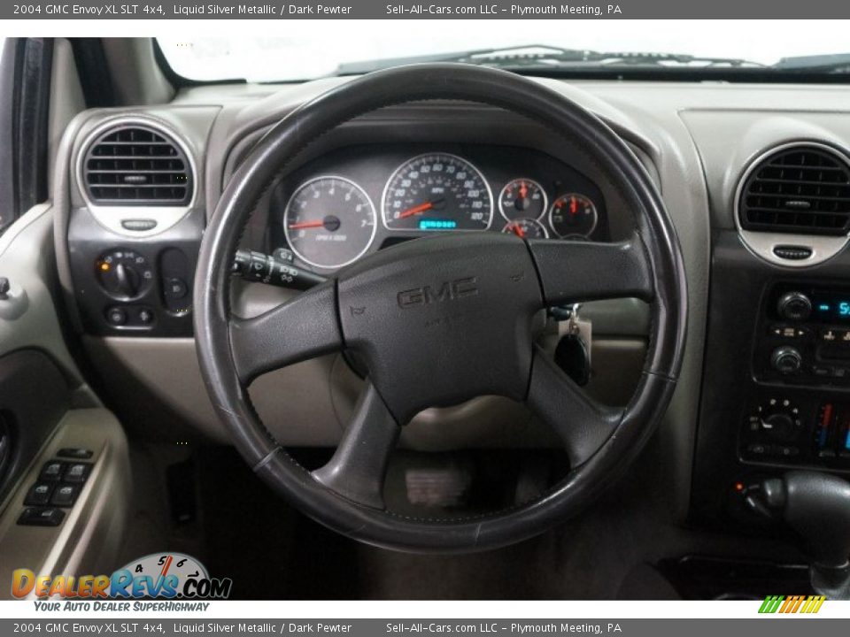 2004 GMC Envoy XL SLT 4x4 Liquid Silver Metallic / Dark Pewter Photo #25