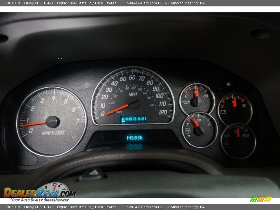 2004 GMC Envoy XL SLT 4x4 Liquid Silver Metallic / Dark Pewter Photo #28