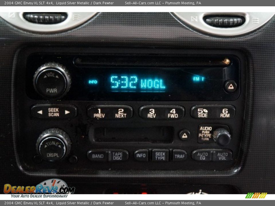 2004 GMC Envoy XL SLT 4x4 Liquid Silver Metallic / Dark Pewter Photo #30