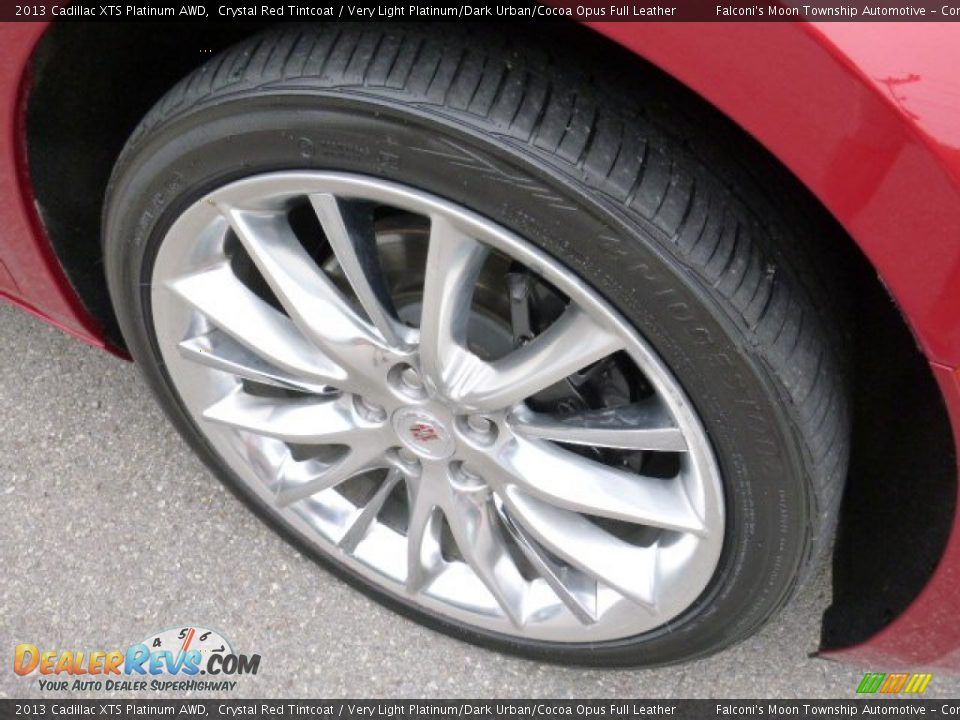 2013 Cadillac XTS Platinum AWD Crystal Red Tintcoat / Very Light Platinum/Dark Urban/Cocoa Opus Full Leather Photo #4