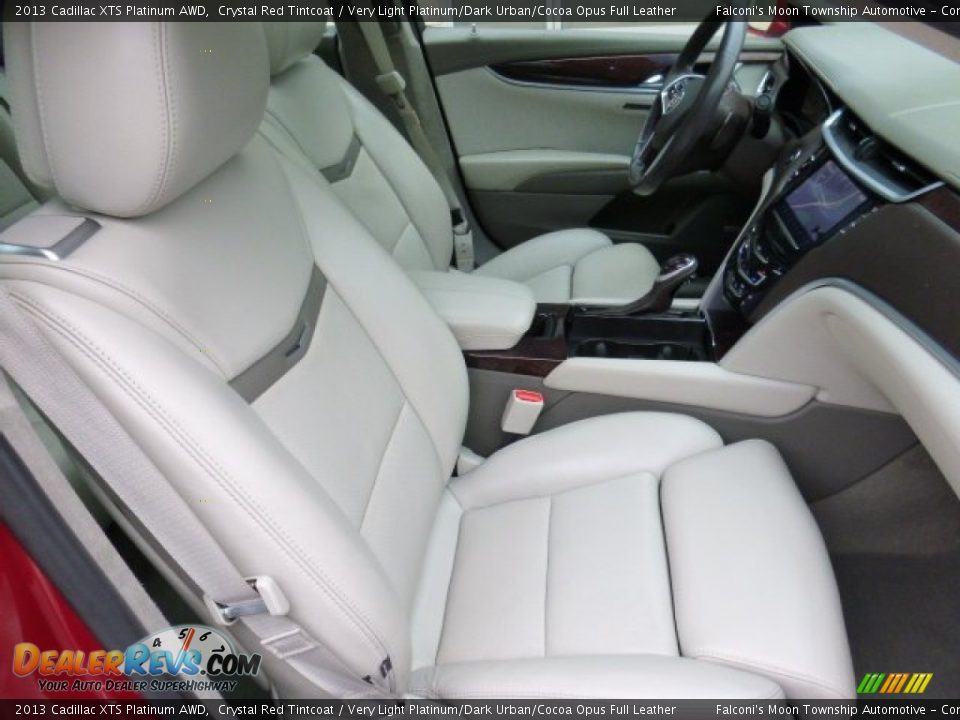 2013 Cadillac XTS Platinum AWD Crystal Red Tintcoat / Very Light Platinum/Dark Urban/Cocoa Opus Full Leather Photo #10
