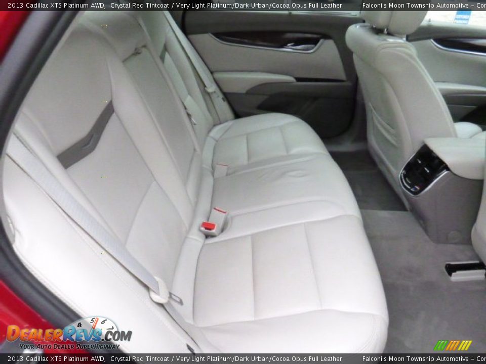 2013 Cadillac XTS Platinum AWD Crystal Red Tintcoat / Very Light Platinum/Dark Urban/Cocoa Opus Full Leather Photo #14