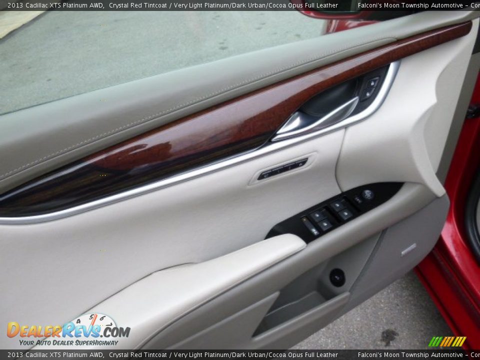 2013 Cadillac XTS Platinum AWD Crystal Red Tintcoat / Very Light Platinum/Dark Urban/Cocoa Opus Full Leather Photo #19