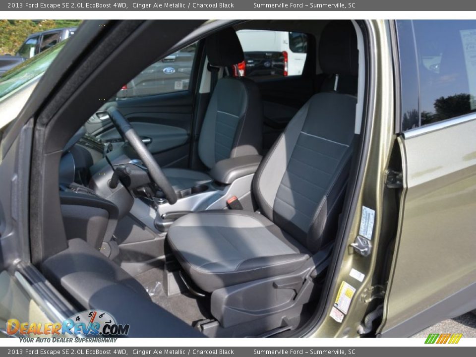 2013 Ford Escape SE 2.0L EcoBoost 4WD Ginger Ale Metallic / Charcoal Black Photo #12