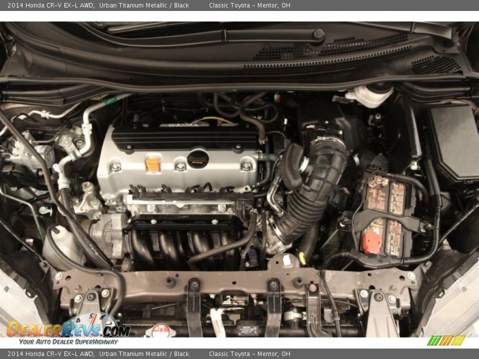 2014 Honda CR-V EX-L AWD Urban Titanium Metallic / Black Photo #18