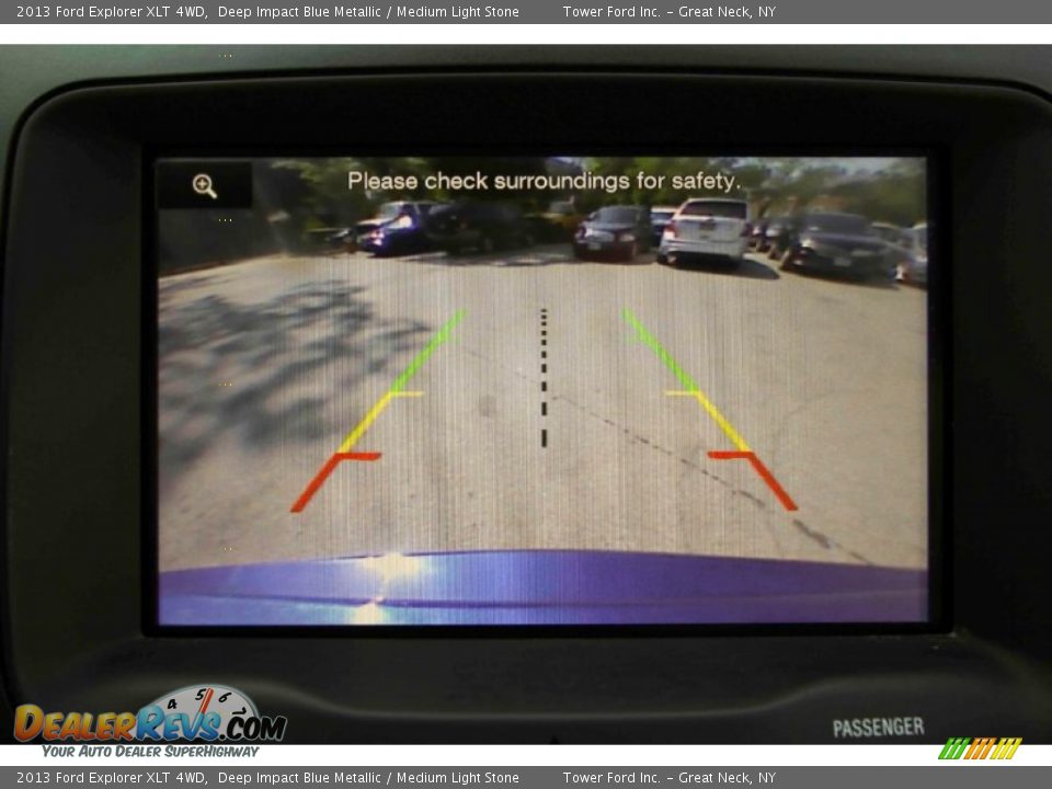 2013 Ford Explorer XLT 4WD Deep Impact Blue Metallic / Medium Light Stone Photo #22