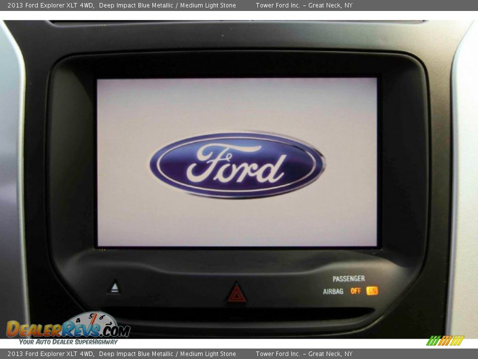 2013 Ford Explorer XLT 4WD Deep Impact Blue Metallic / Medium Light Stone Photo #26